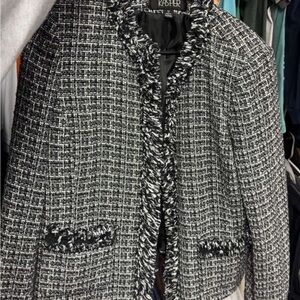 Kasper Women's Monochrome Tweed Blazer